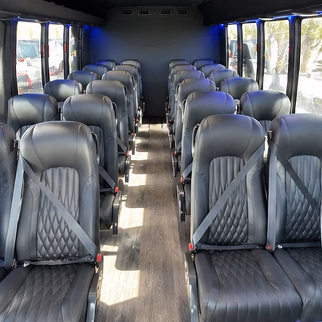 25 passenger minibus inside