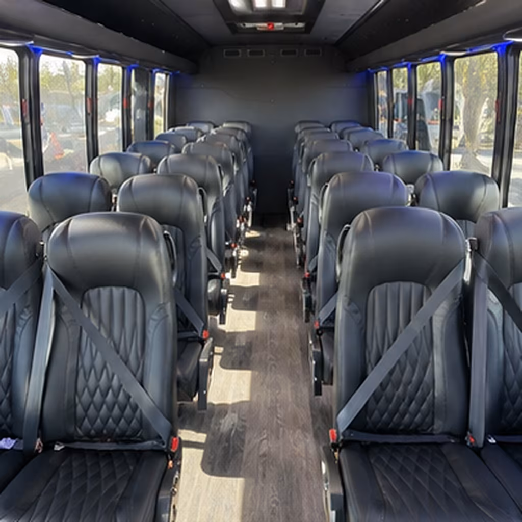 35 passenger minibus interior