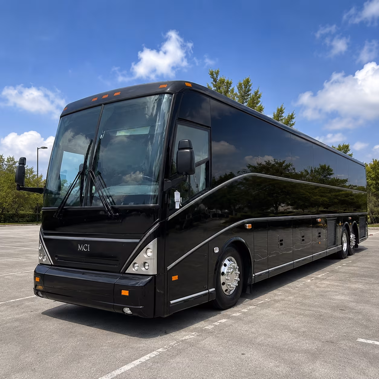 56 passenger charter bus