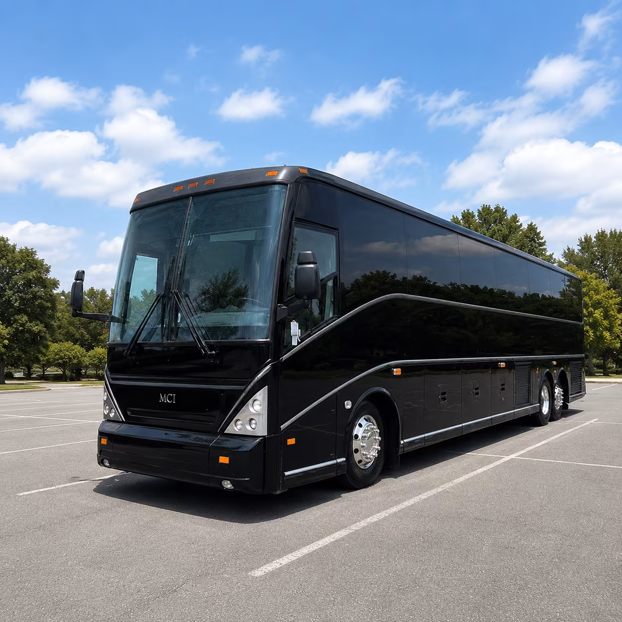 airport transfer buses for out of town wedding guests in mckinney