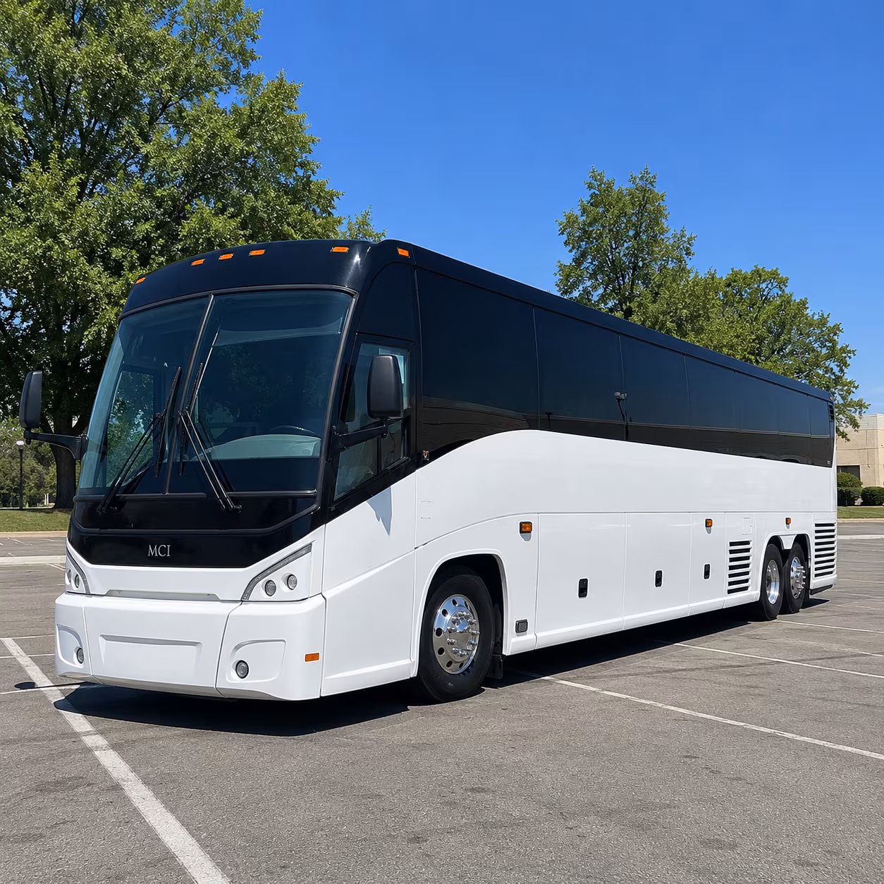 large scale convention shuttle buses across collin county