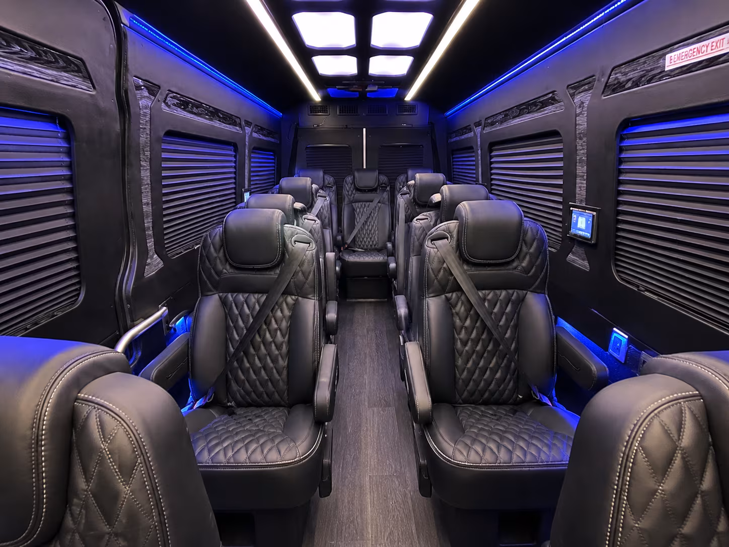 mckinney airport transportation onboard seating