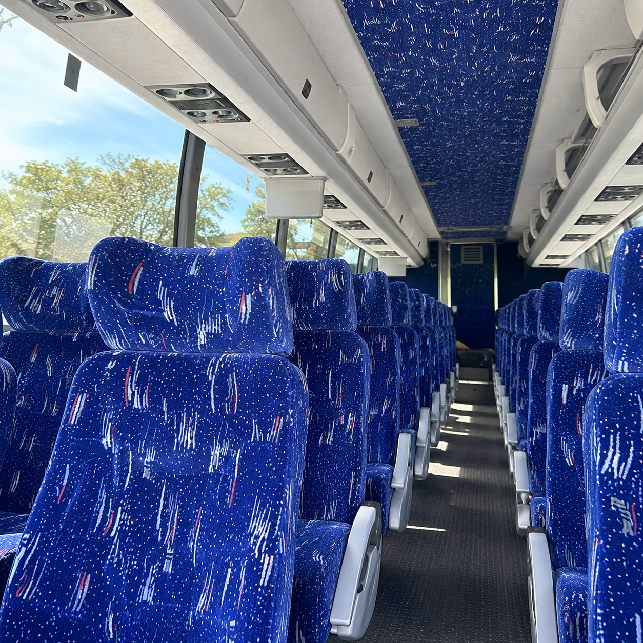mckinney charter bus interior gallery