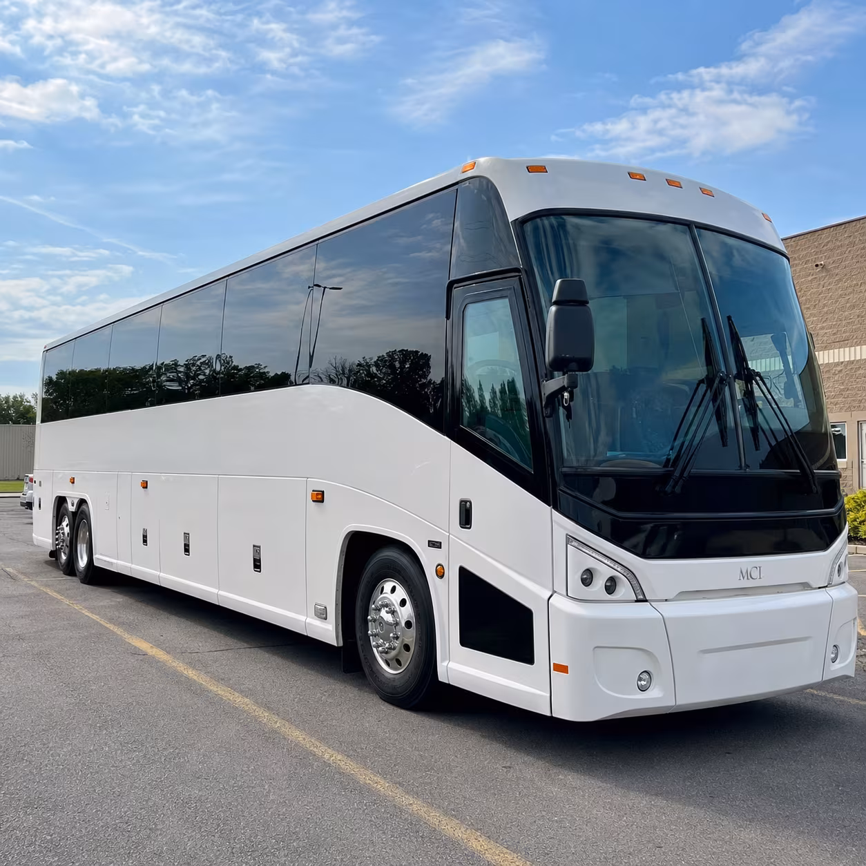 mckinney charter bus rental exterior