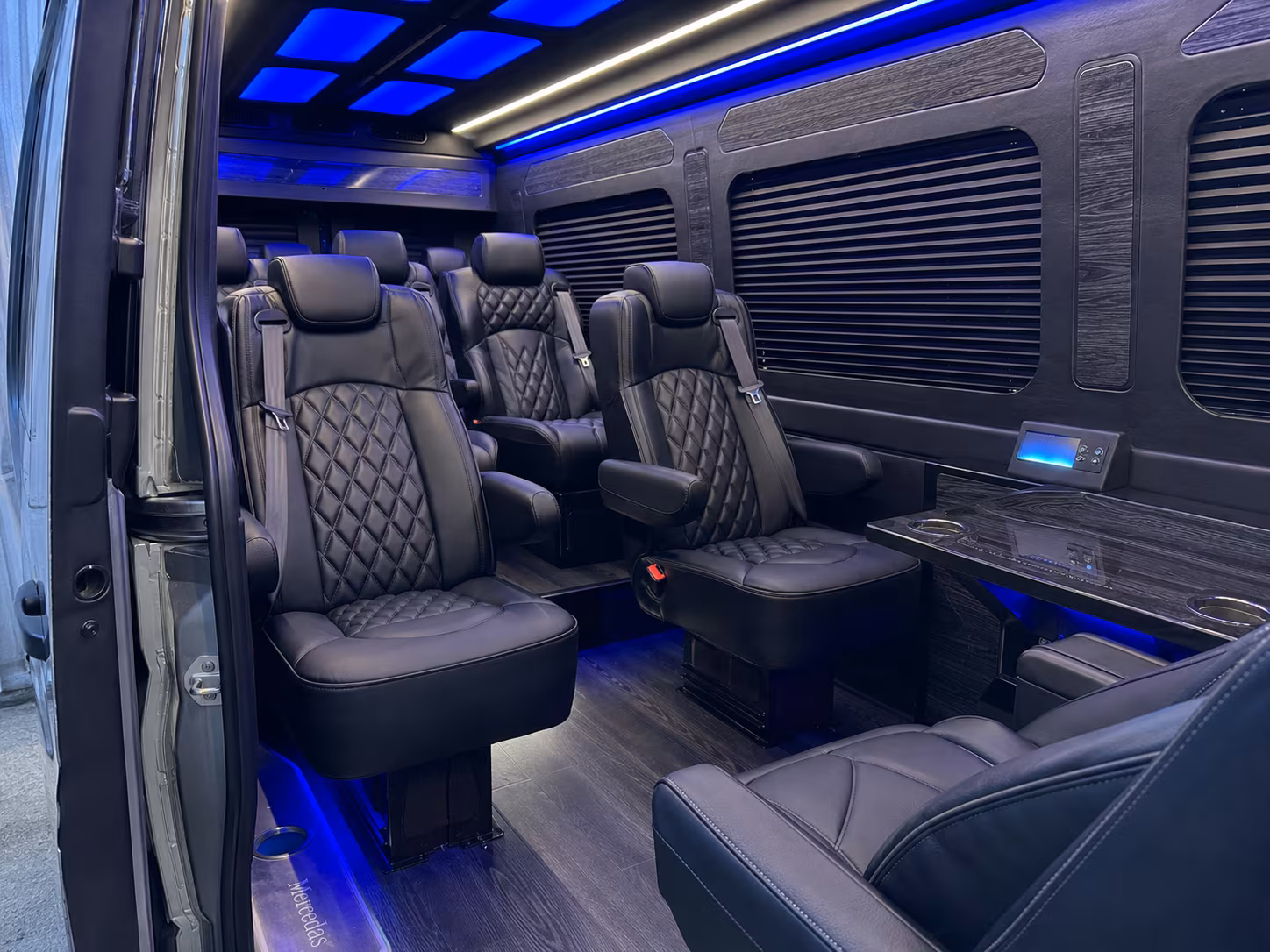 sprinter van with driver interior
